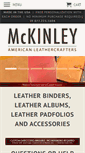 Mobile Screenshot of mckinleyleather.com